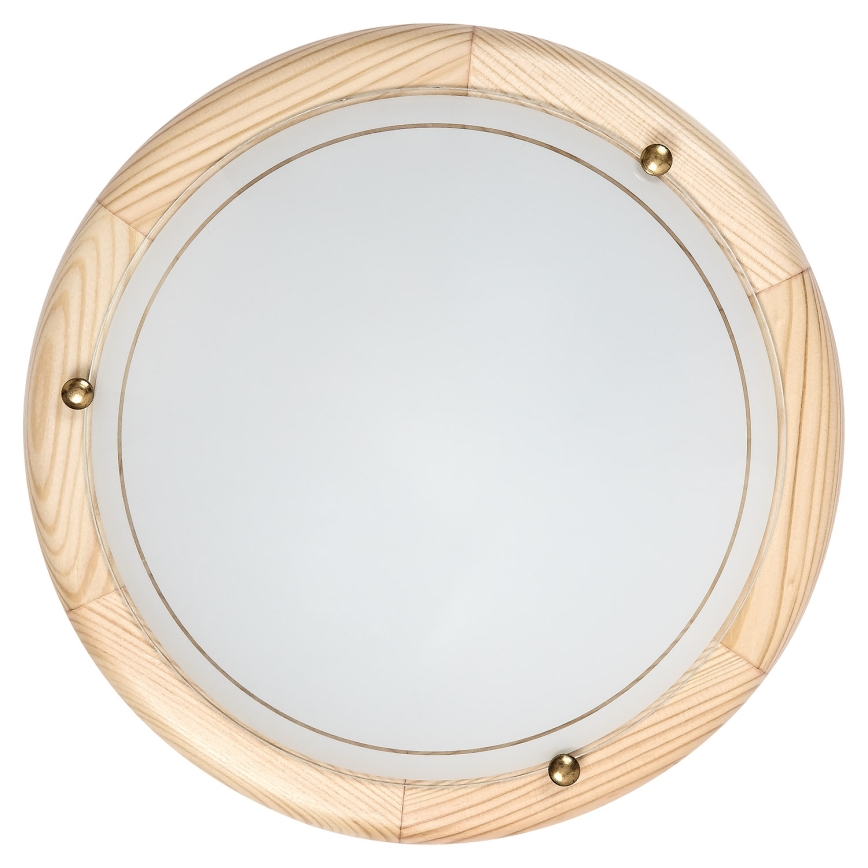 Brilagi - Lubų šviestuvas ORBIS 1xE27/60W/230V skersmuo 30 cm pušis