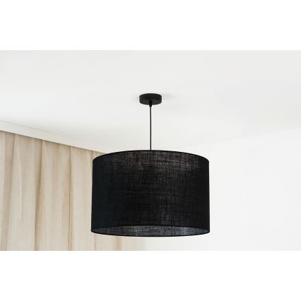 Brilagi - Lubų šviestuvas ant laido TUBES ROLLER 1xE27/15W/230V skersmuo 50 cm juodas