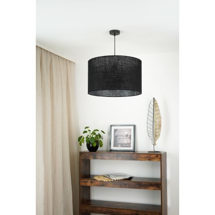 Brilagi - Lubų šviestuvas ant laido TUBES ROLLER 1xE27/15W/230V skersmuo 50 cm juodas