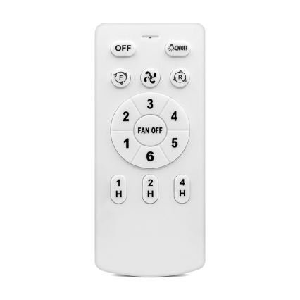 Brilagi - Lubinis ventiliatorius 4xE27/40W/230V, skersmuo 50 cm, bambuko apdaila, su nuotolinio valdymo pulteliu