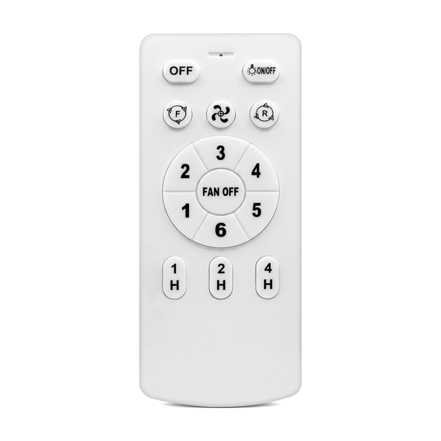 Brilagi - Lubinis ventiliatorius 4xE27/40W/230V, skersmuo 50 cm, bambuko apdaila, su nuotolinio valdymo pulteliu