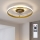 Brilagi - lubų ventiliatorius su reguliuojamu LED apšvietimu LED/66W/230V 3000-6500K skersmuo 55 cm balta/auksinė + nuotolinis valdymas