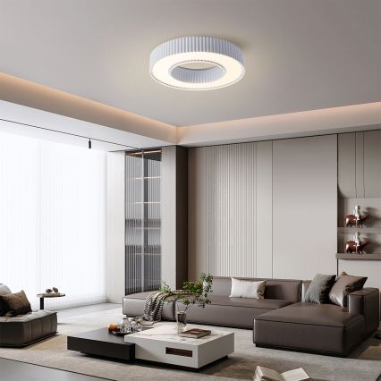 Brilagi - Dimeriuojamas LED lubų šviestuvas LUMIX LED/48W/230V 3000-6000K baltas, skersmuo 50 cm + nuotolinis valdymas