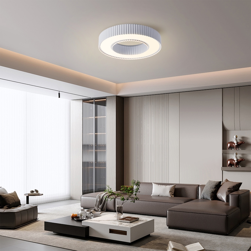 Brilagi - Dimeriuojamas LED lubų šviestuvas LUMIX LED/48W/230V 3000-6000K baltas, skersmuo 50 cm + nuotolinis valdymas