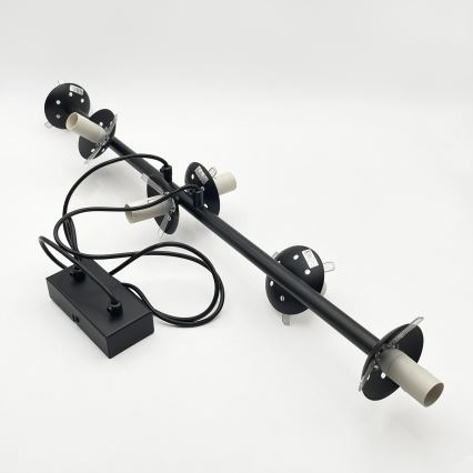 Brilagi - MALONY pakabinamas šviestuvas ant laido 6xE14/20W/230V juodas