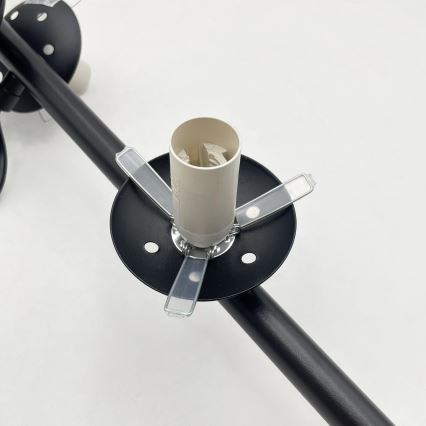 Brilagi - MALONY pakabinamas šviestuvas ant laido 6xE14/20W/230V juodas