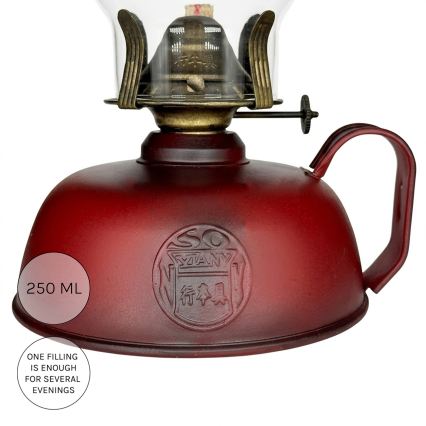 Brilagi - MERLIN petroleuminė lempa, raudona