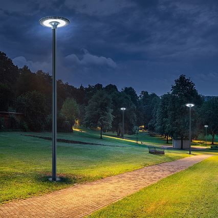 Brilagi - Metalinis stulpas lauko apšvietimui URBAN 3 m stulpas diametras 58 matinė antracitas