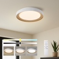 Brilagi - NEXO dimeriuojamas LED lubų šviestuvas LED/48W/230V 3000-6000K balta, skersmuo 43 cm + nuotolinis valdymas