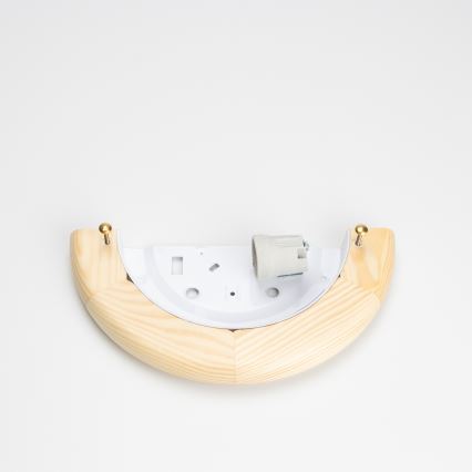 Brilagi – ORBIS sieninis šviestuvas 1x E27/60W/230V, 30 cm, pušis