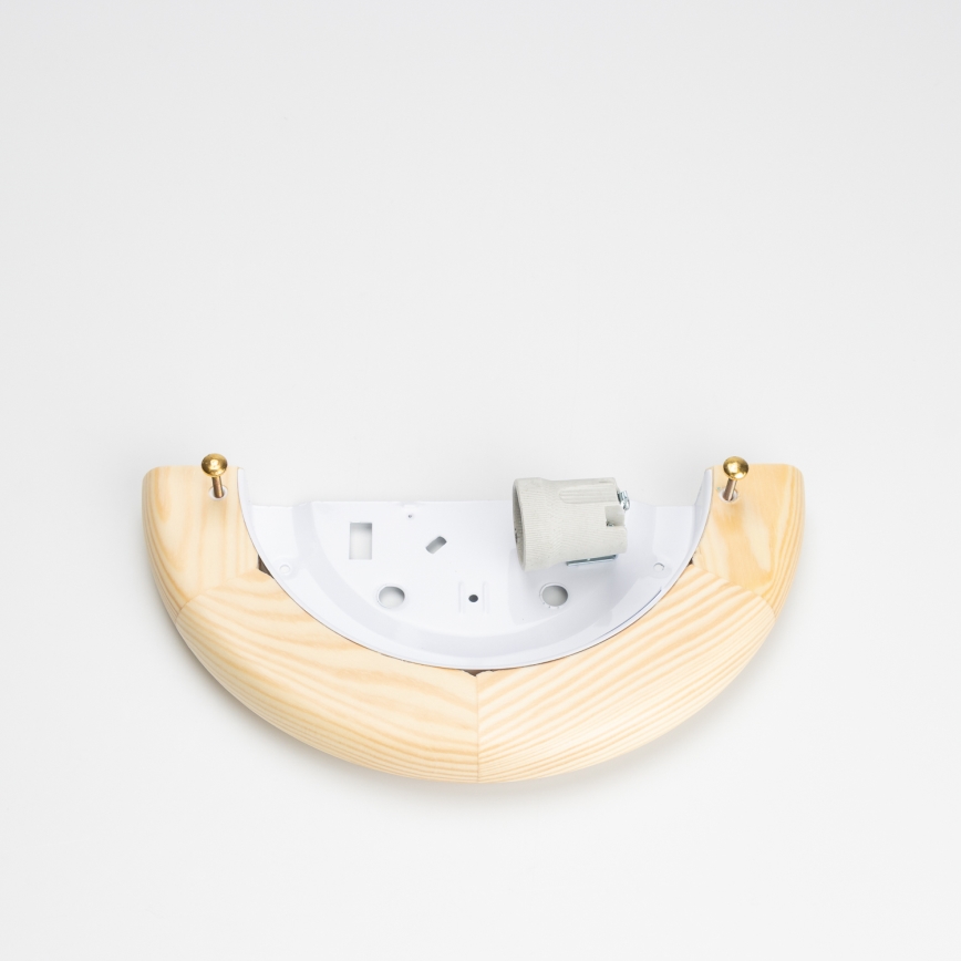 Brilagi – ORBIS sieninis šviestuvas 1x E27/60W/230V, 30 cm, pušis