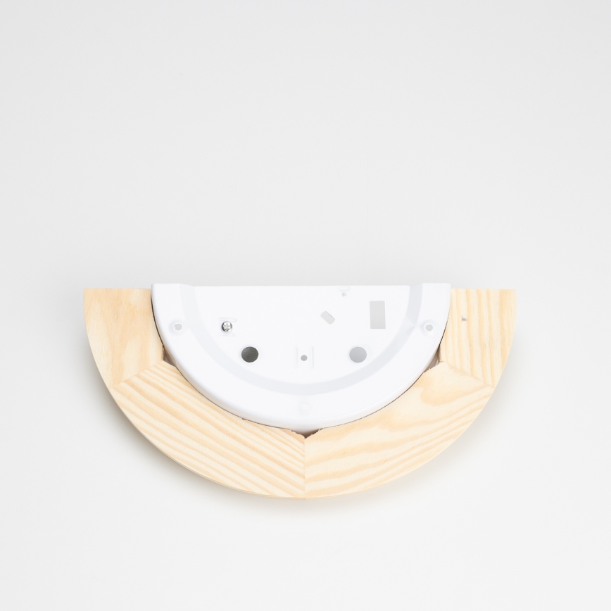 Brilagi – ORBIS sieninis šviestuvas 1x E27/60W/230V, 30 cm, pušis