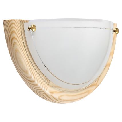 Brilagi – ORBIS sieninis šviestuvas 1x E27/60W/230V, 30 cm, pušis