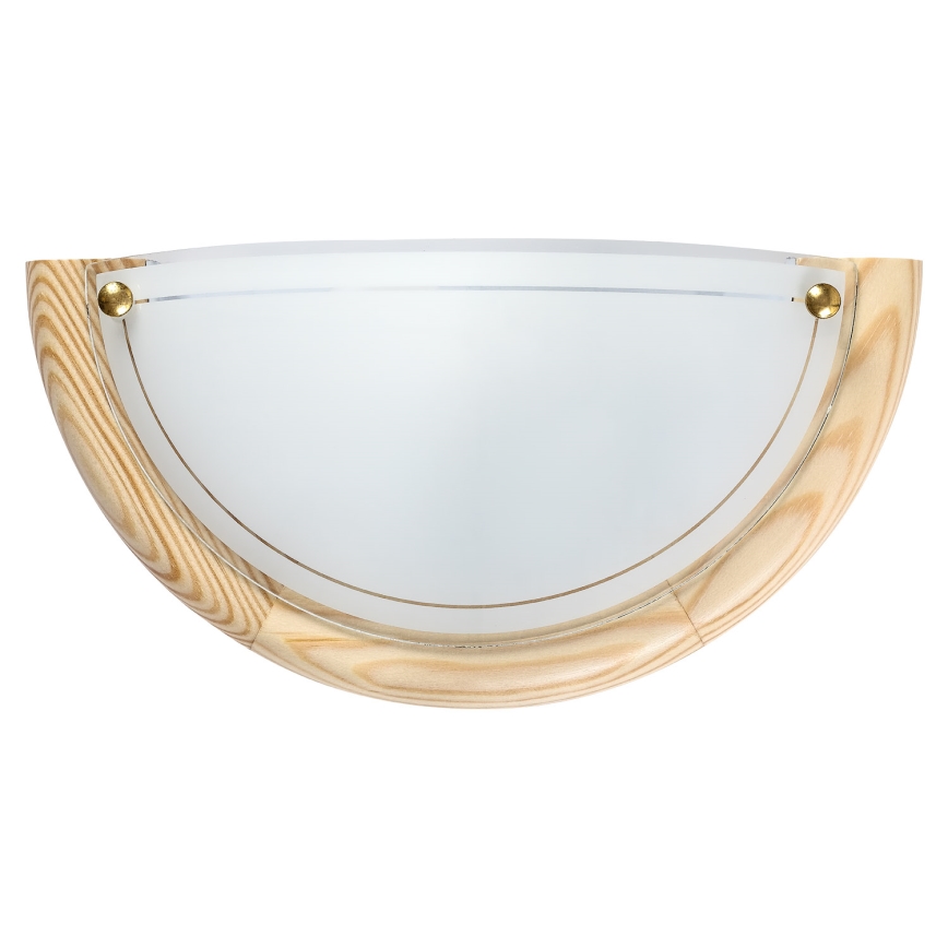 Brilagi – ORBIS sieninis šviestuvas 1x E27/60W/230V, 30 cm, pušis