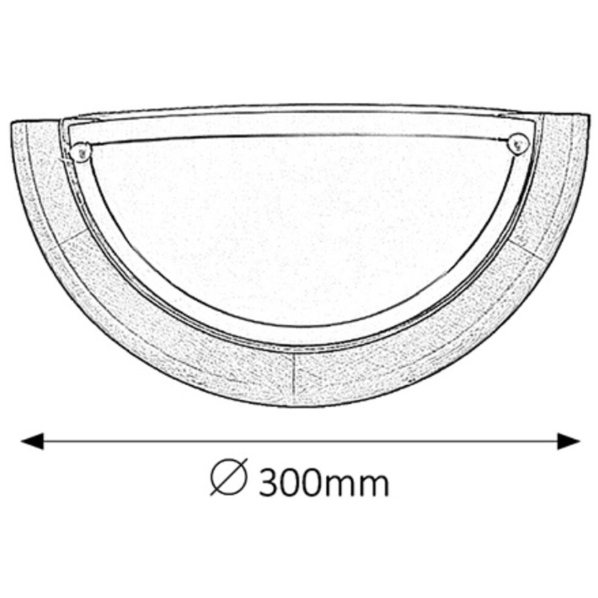 Brilagi – ORBIS sieninis šviestuvas 1x E27/60W/230V, 30 cm, pušis