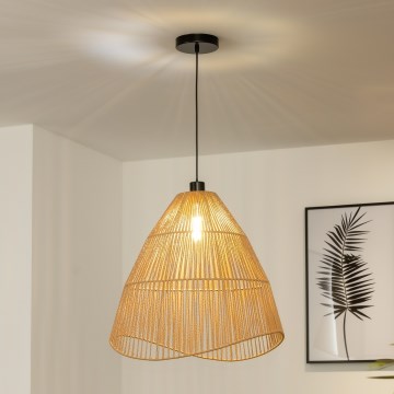 Brilagi - pakabinama LED liustra ant laido CERIA BOHO 1xE27/40W/230V skersmuo 50 cm ruda