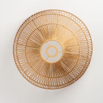 Brilagi - pakabinama LED liustra ant laido CERIA BOHO 1xE27/40W/230V skersmuo 50 cm ruda