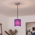 Brilagi - pakabinama LED liustra ant laido NUBILA 1xE27/60W/230V skers. 14 cm juoda/violetinė
