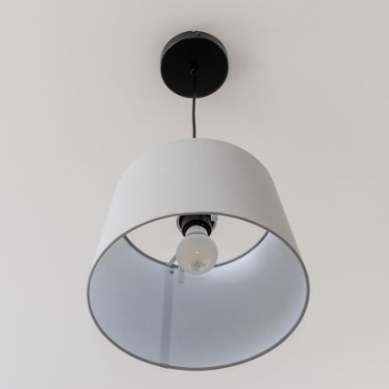 Brilagi - pakabinama LED liustra CERIA, 1xE27/40W/230V, skersmuo 30 cm, pilkos spalvos