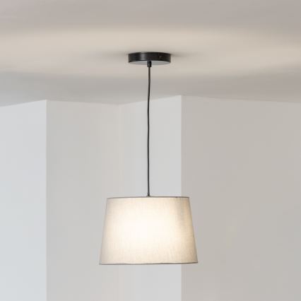 Brilagi - pakabinama LED liustra CERIA, 1xE27/40W/230V, skersmuo 30 cm, pilkos spalvos