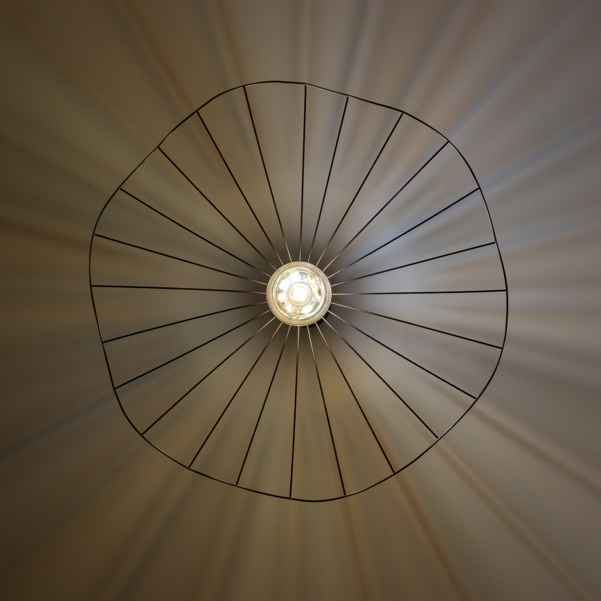 Brilagi - pakabinama LED liustra CERIA WIRE 1xE27/40W/230V, skersmuo 80 cm, juoda