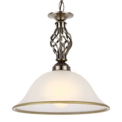 Brilagi - Pakabinama liustra ant grandinės NOSTALGIA 1xE27/60W/230V