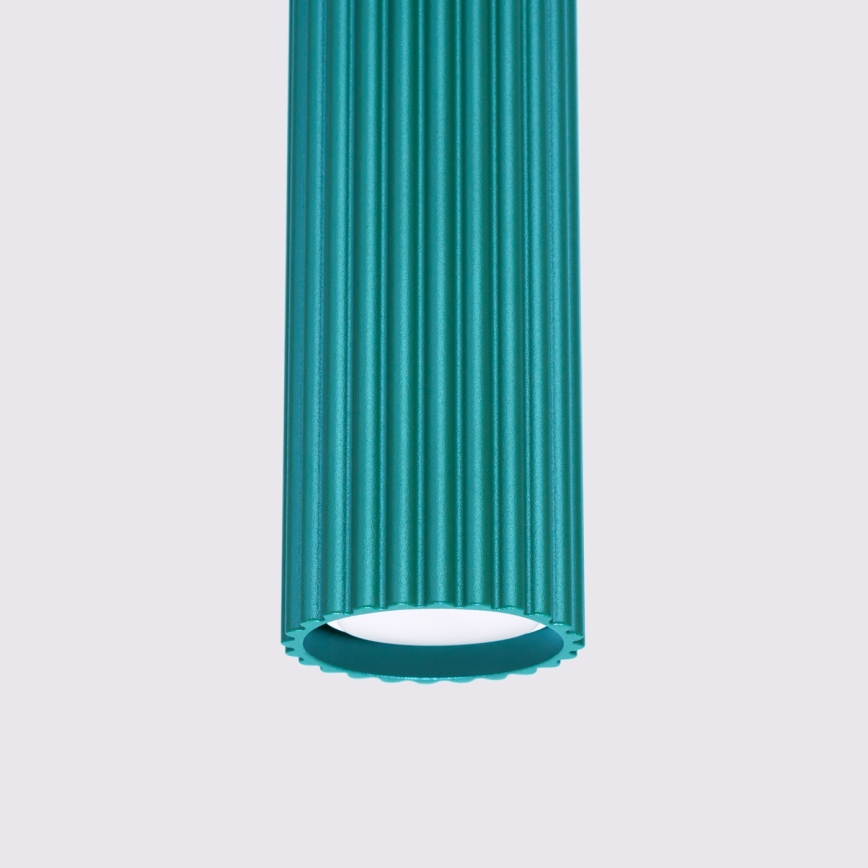 Brilagi - Pakabinama liustra ant laido CRESTO 1xGU10/10W/230V turkio spalvos