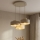 Brilagi - Pakabinama liustra ant laido SPRING 3xE27/60W/230V smėlinė/auksinė