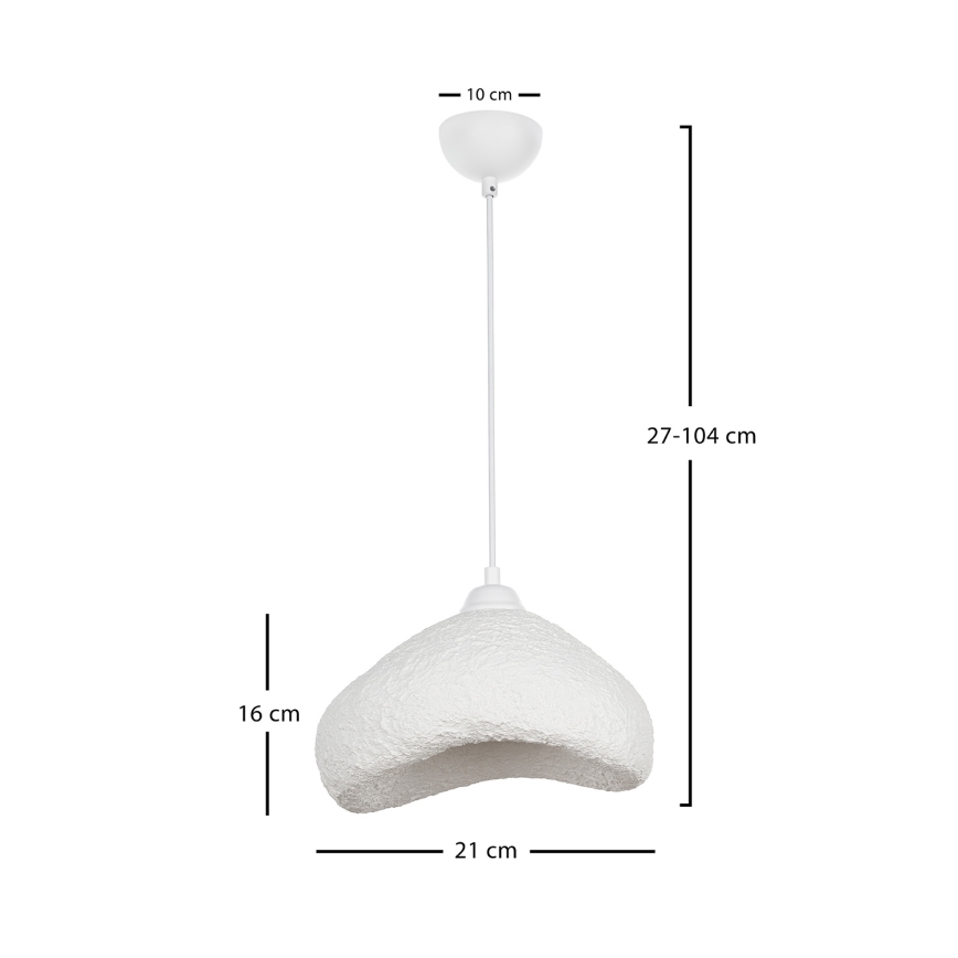 Brilagi - Pakabinama liustra ant laido WABI SABI 1xE27/40W/230V skersmuo 30 cm balta