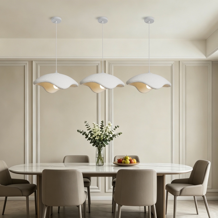 BRILAGI - Pakabinama liustra ant laido WABI SABI 1xE27/60W/230V Ø 40 cm balta
