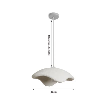 BRILAGI - Pakabinama liustra ant laido WABI SABI 1xE27/60W/230V Ø 40 cm balta