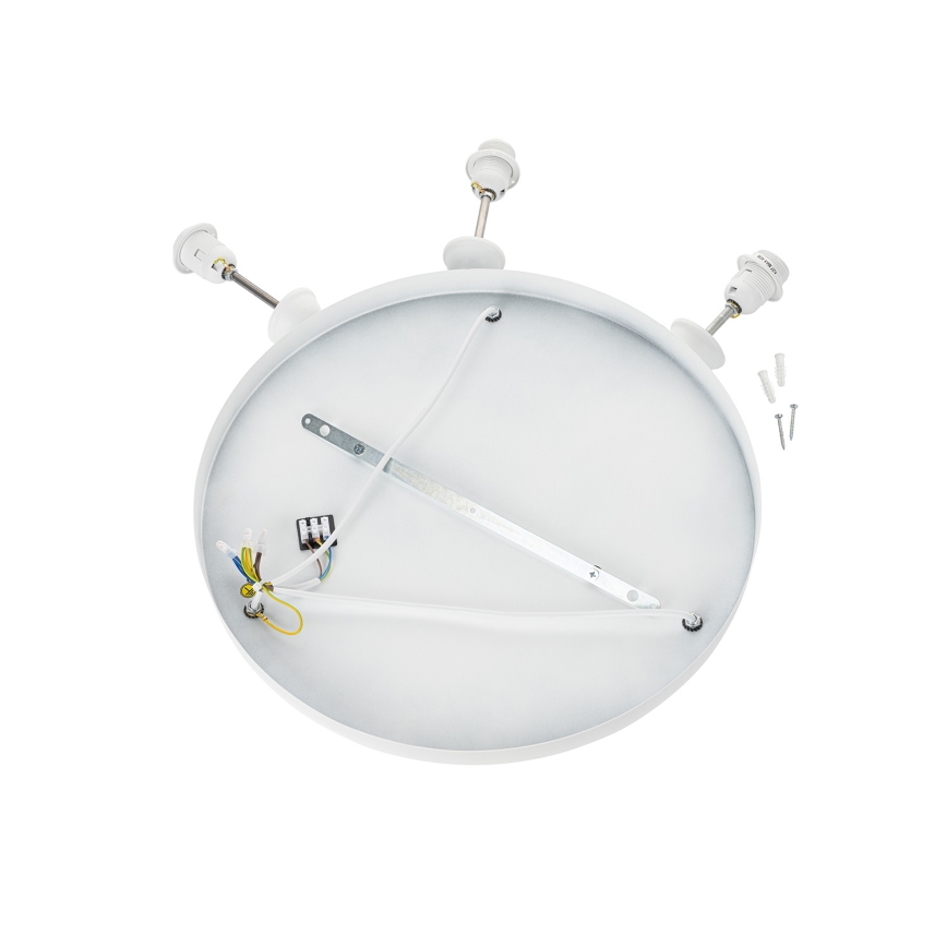 Brilagi - pakabinama liustra ant laido WABI SABI 3xE27/40W/230V, skersmuo 82 cm, balta