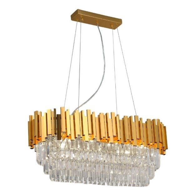 Brilagi - Pakabinama liustra PLAZA 10xE14/40W/230V