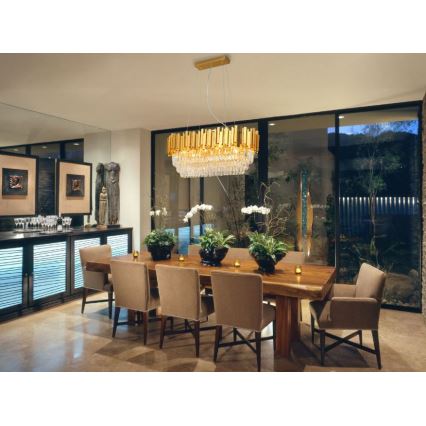 Brilagi - Pakabinama liustra PLAZA 10xE14/40W/230V