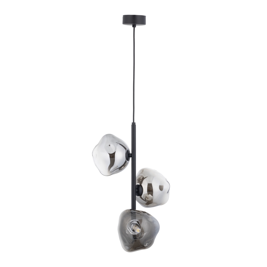 Brilagi - Pakabinama liustra su laidu VULCANO 3xG9/8W/230V juoda/dūminė juoda