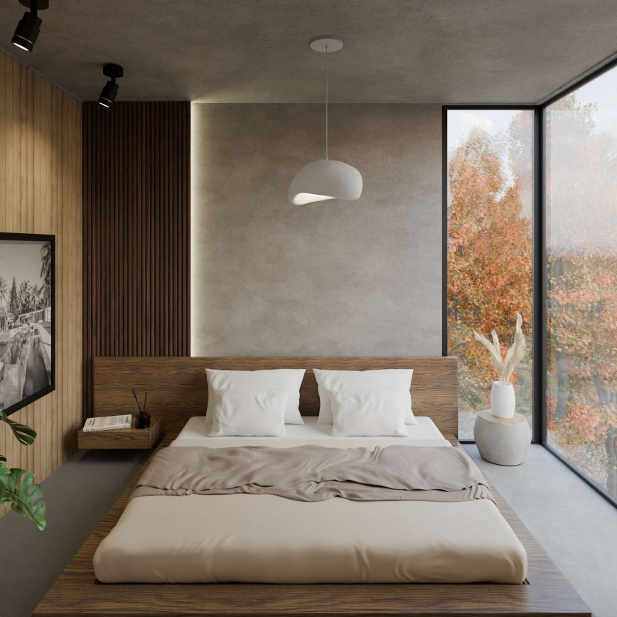 Brilagi - Pakabinama liustra su laidu WABI SABI 1xE27/40W/230V balta