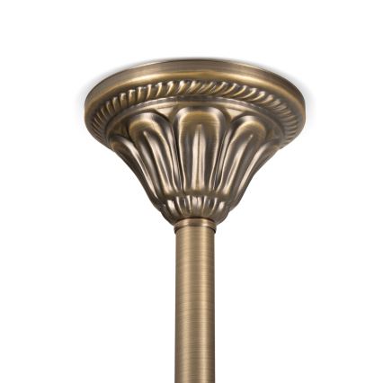 BRILAGI - Pakabinama liustra su strypu DAHLIA 3xE27/40W/230V, skersmuo 37 cm, žalvarinė