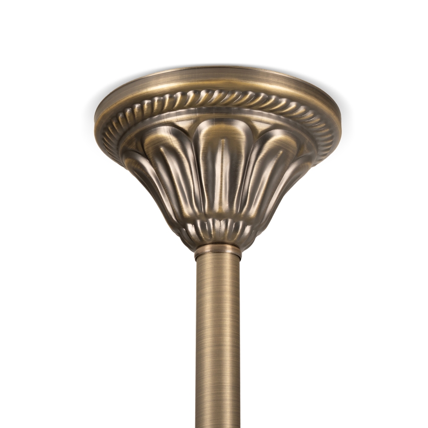 BRILAGI - Pakabinama liustra su strypu DAHLIA 3xE27/40W/230V, skersmuo 37 cm, žalvarinė