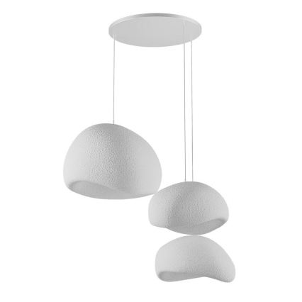 Brilagi - Pakabinama liustra WABI SABI 3xE27/40W/230V Ø 76 cm, balta