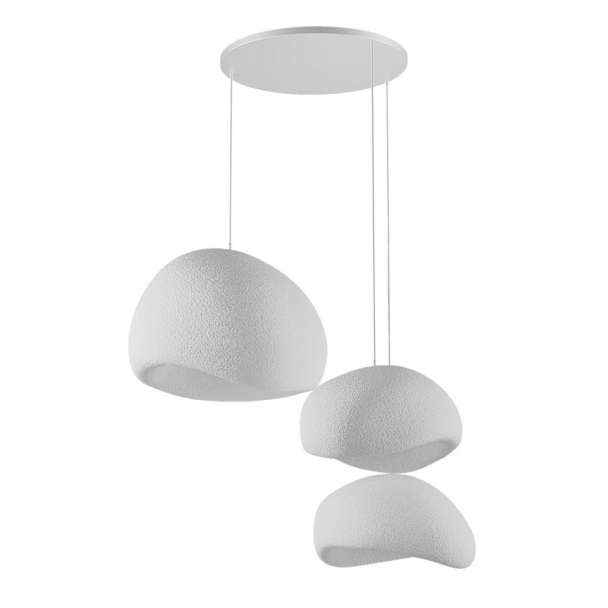 Brilagi - Pakabinama liustra WABI SABI 3xE27/40W/230V Ø 76 cm, balta