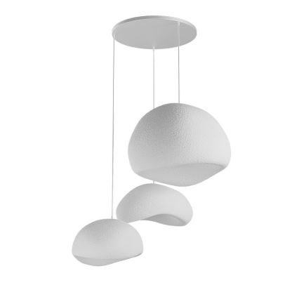 Brilagi - Pakabinama liustra WABI SABI 3xE27/40W/230V Ø 76 cm, balta