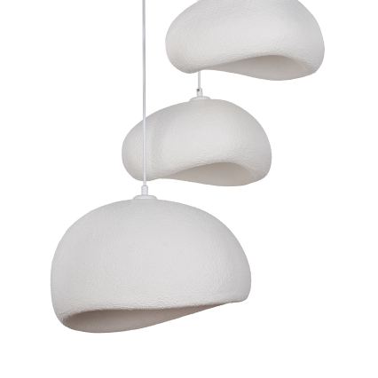 Brilagi - Pakabinama liustra WABI SABI 3xE27/40W/230V Ø 76 cm, balta