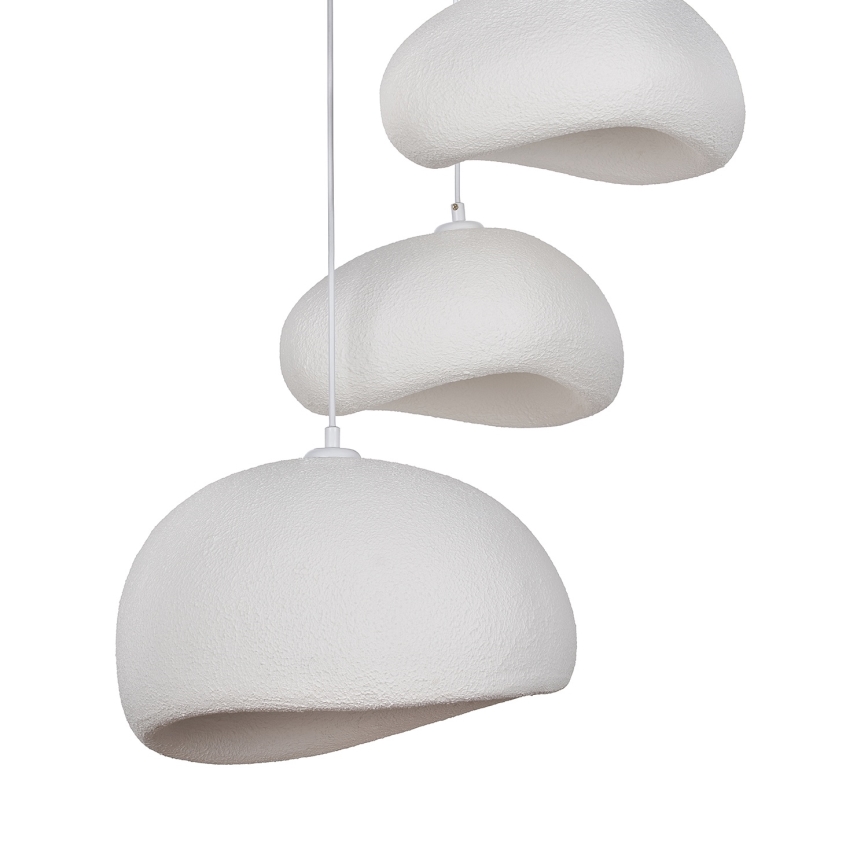 Brilagi - Pakabinama liustra WABI SABI 3xE27/40W/230V Ø 76 cm, balta