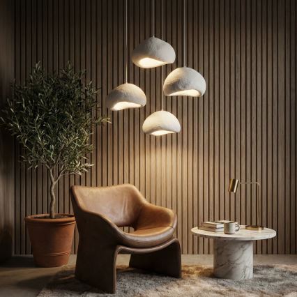 Brilagi - pakabinama liustra WABI SABI 4xE27/40W/230V, skersmuo 95 cm, balta