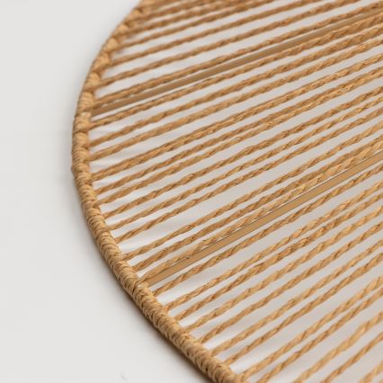 Brilagi - pakabinamas LED šviestuvas ant laido CERIA BOHO 1xE27/40W/230V, skersmuo 90 cm, rudos spalvos