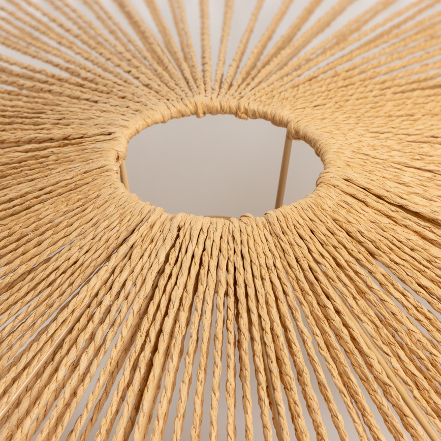 Brilagi - pakabinamas LED šviestuvas ant laido CERIA BOHO 1xE27/40W/230V, skersmuo 90 cm, rudos spalvos