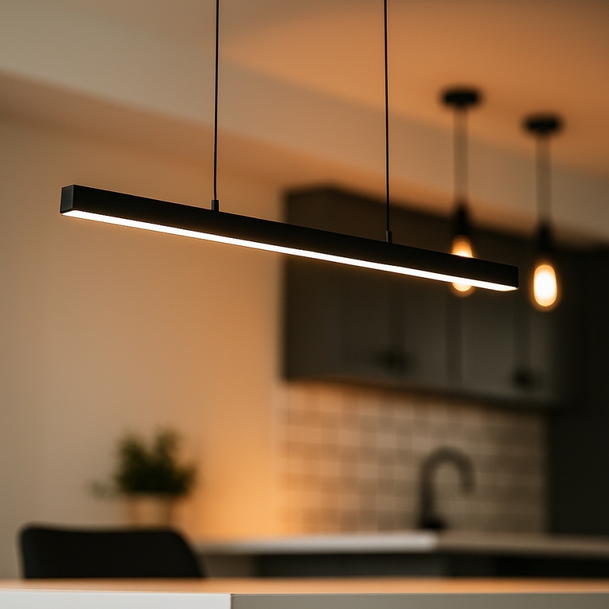 Brilagi - pakabinamas LED šviestuvas ant laido PAXIS LED/30W/230V 120 cm juodas