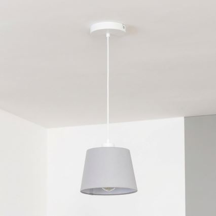 Brilagi – pakabinamas LED šviestuvas CERIA ant laido 1xE27/40W/230V, skersmuo 20,5 cm, pilkas