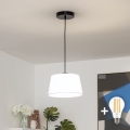 Brilagi - pakabinamas LED šviestuvas su laidu CERIA 1xE27/40W/230V Ø 25 cm baltas