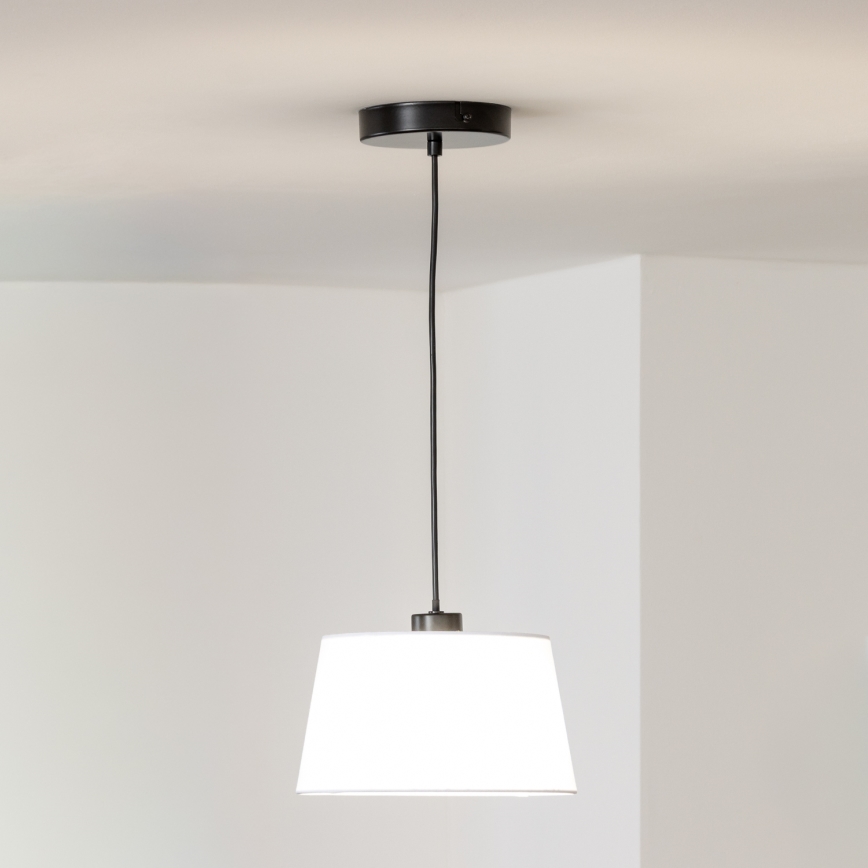 Brilagi - pakabinamas LED šviestuvas su laidu CERIA 1xE27/40W/230V Ø 25 cm baltas